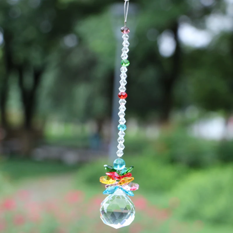 Crystal Ball Prisms Suncatcher Chandelier Part Pendant Glass Hanging Home Wedding Decor DIY Ornament Accessories