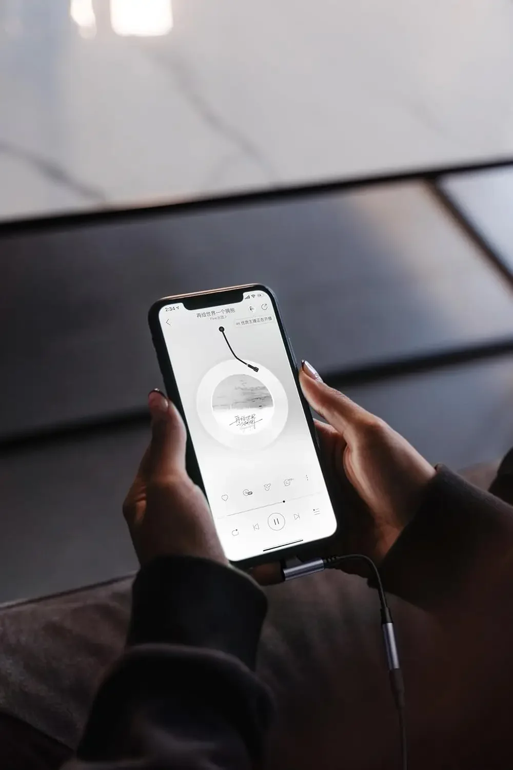 USB C-3.5mm 헤드폰 잭 어댑터, 타입-C-3.5mm AUX 오디오 동글 케이블 코드, 아이폰 17/17 Pro Max/16 호환