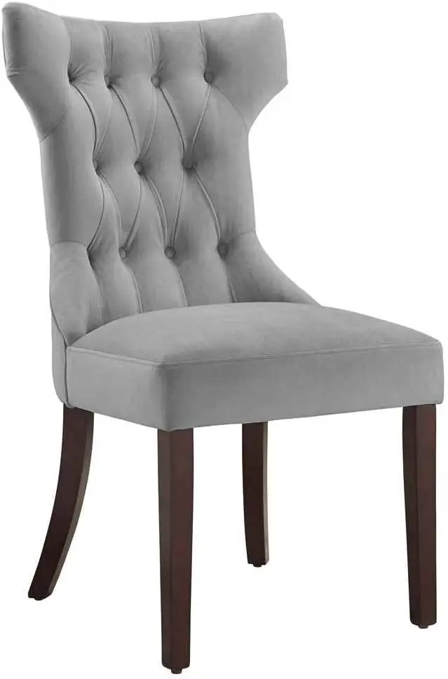 

Dorel Living Clairborne Upholstered dining chair, set of 2, Gray