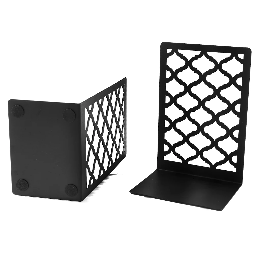 Sleek Black Minimalist Book Holder