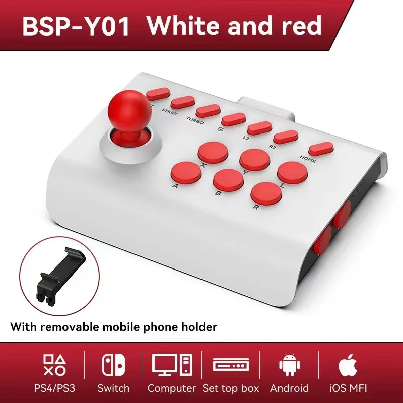 Per Switch Per Ps3/Ps4 Arcade Game Rocker Bluetooth Wireless 2.4G Controller Di Gioco Per Tv Pc Ios Android Steam Joystick