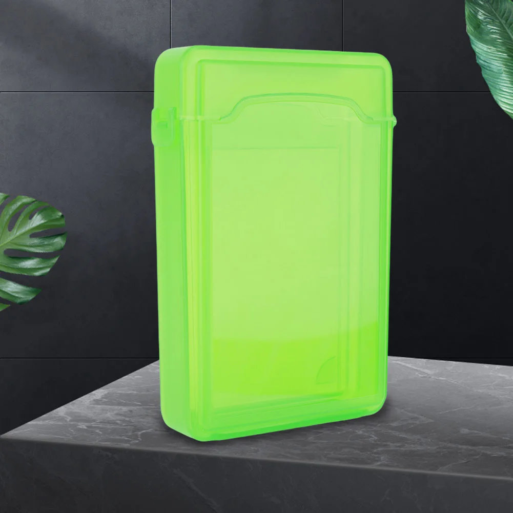 3.5 Inch IDE SATA HDD Hard Drive Disk Storage Box Cover Dustproof Plastic HDD Caddy Case External Hard Drive Disk Box