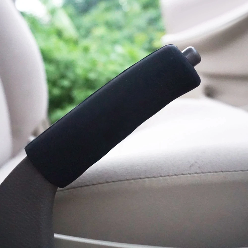 New 2Pcs Universal Manual Car Silicone Gear Head Shift Knob Cover Gear Shift Collars Handbrake Grip Car Hand Brake Covers Case