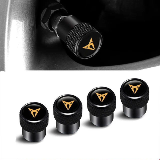 Car Wheel Tire Valve Stem Cap Logo Cover Stickers For Ibiza Leon ATECA Arona Born Altea Exeo Tarraco Terramar 5f 6l 6j MK3 MK2 1