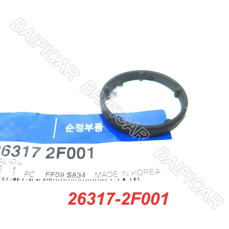 Baificar Genuine Oil Filter Assembly Gasket Seal O-Ring Kit 26316-2F001 26317-2F001 For Hyundai Santa Fe 15