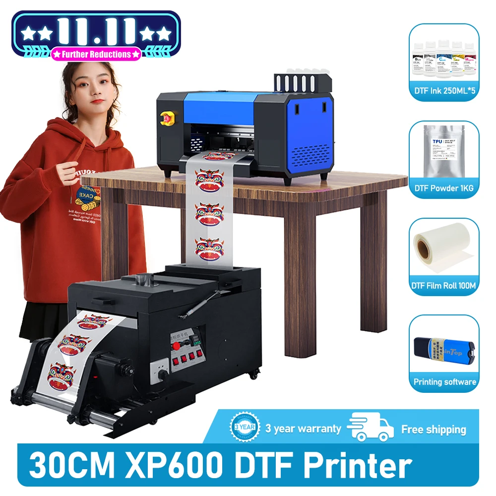 DTF Printer A3 DTF T Shirt Printer A3 Heat Transfer T-Shirt Print Directly  Transfer Printer DTF Film DTF Ink DTF Film Printer A3 - AliExpress