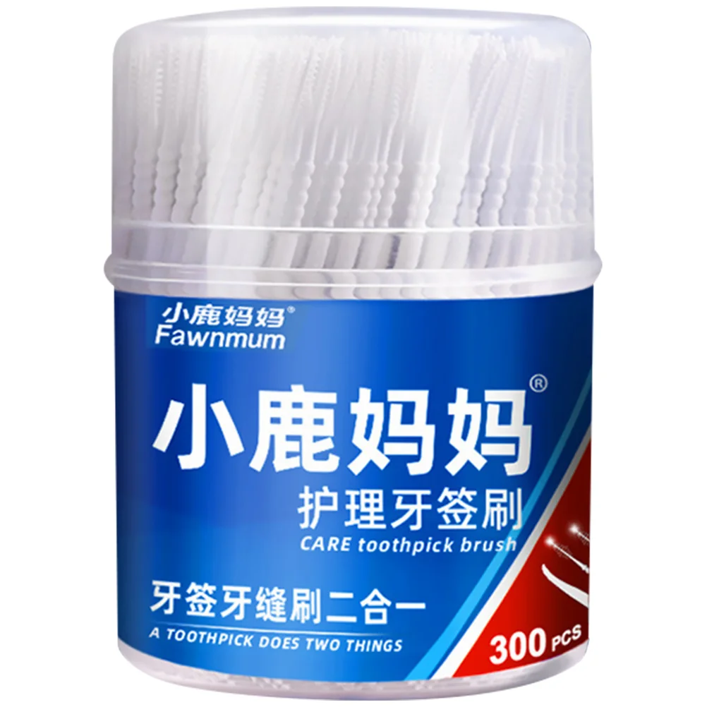 

Double-Headed Flosser Toothpicks Disposable Interdental Brush Dental Floss Pick Oral Cleaning Hygiene Teeth Care Sticks