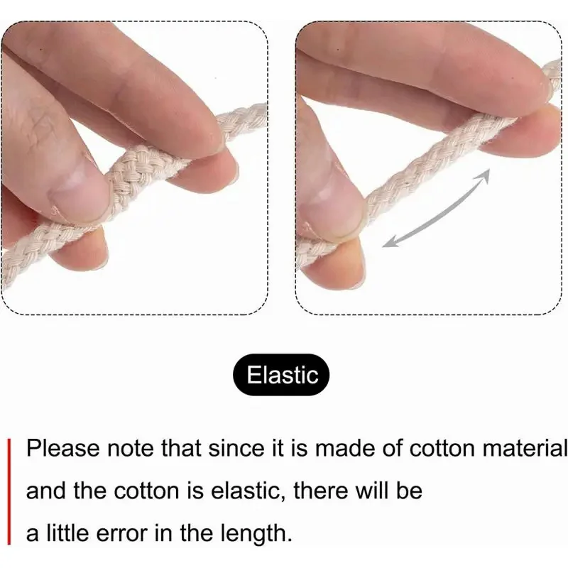 Oil Lamp Wicks 2/3/4/5/6/8mm round cotton wick burner for Alcohol lamp torch oil wine bottle 5m