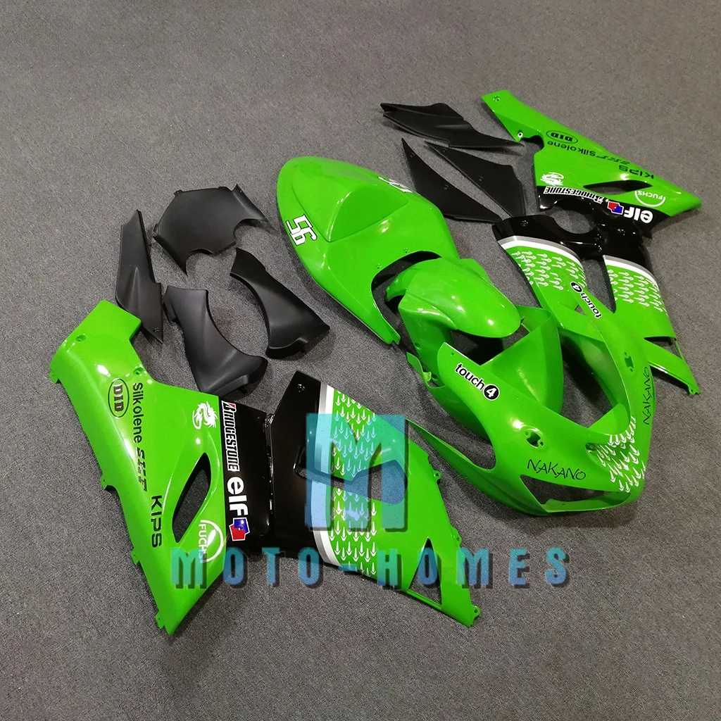 

Комплект обтекателей инъекций 100% для ZX6R 05 06 Kawasaki Ninja ZX636 6R 2005 2006, высококачественный китайский корпус, эвакуация, ремонт велосипеда