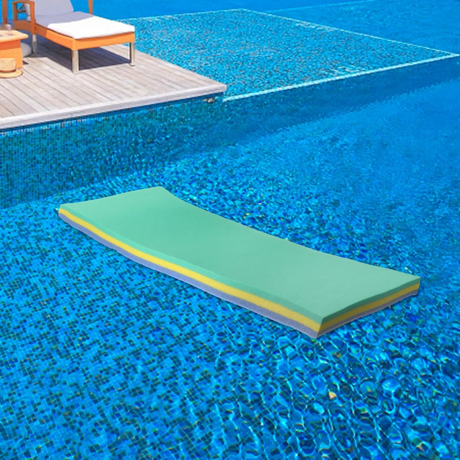 

110x40cm Floating Pad Summer Large Outdoor Tear Resistant Foam Swimming Pool Water Blanket Float Mat Bed