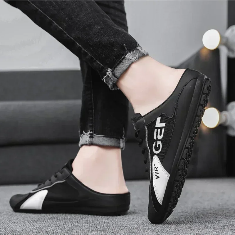Men Shoes Slip-on Sneakers Mesh Breathable