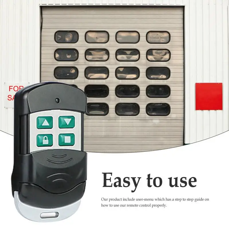 433MHz Wireless Remote Control Garage Remote Control Car Key Garage Door Gate Opener Remote Control Duplicator Universal Copy