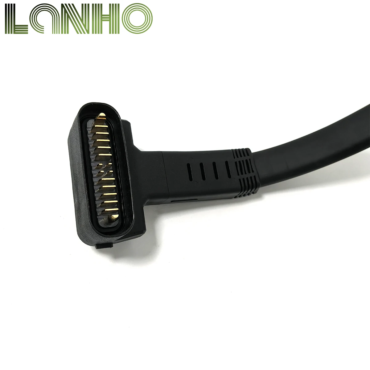 Câble de charge longue portée 1,5 m pour drone T40 T50 comparé à une règle, montrant sa longueur exacte.