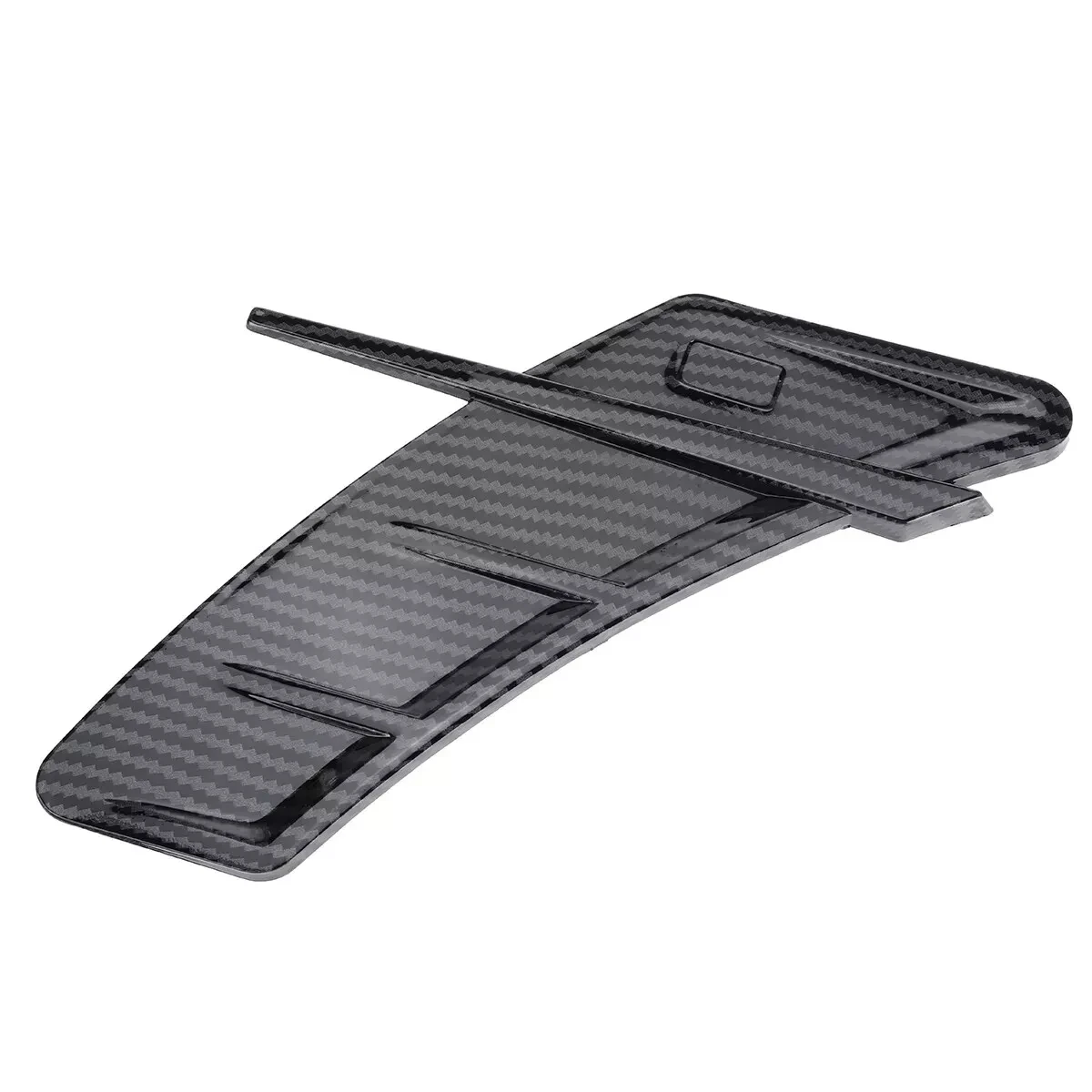 페어 카 에어 플로우 윙 벤트 트림 사이드 펜더 스티커 장식 ABS For Audi A3 A4 A5 A6 A7 A8 Q3 Q5 Q7 RS5 RS6 RS7 S3 S4 S5