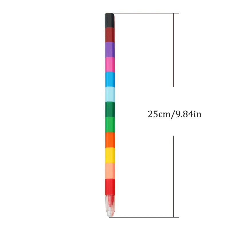 12 Colors Crayon Creative Building Blocks Crayon Cute Kawaii Graffiti Pens For Painting Korean Stationery Supply for Student