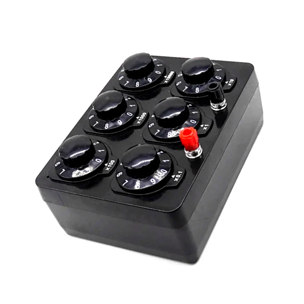 0~99999.9 Ohm Adjustable Variable Resistance Box Decade Resistor Experimental Equipment For Physical Resistance Box Teaching