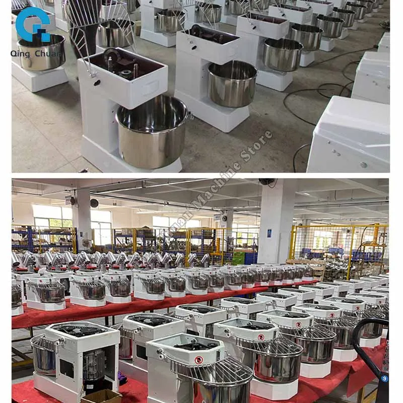 Flour-mixing Machine Commercial Fully Automatic Large Capacity Output Stainless Steel Mixed Noodles Kneading Machine