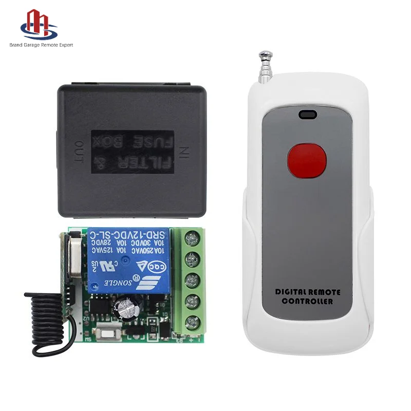 

433Mhz 1 channel rf remote transmitters and receivers set for gate remote garage door remote