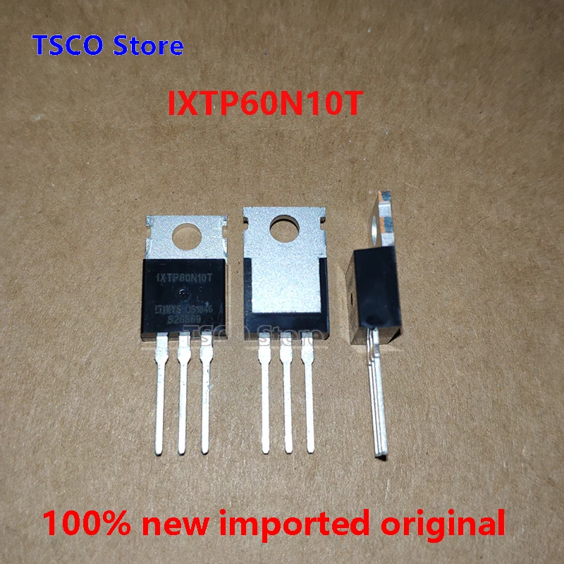 

10 шт. IXTP60N10T Оригинальный 100V 60A TO-220,