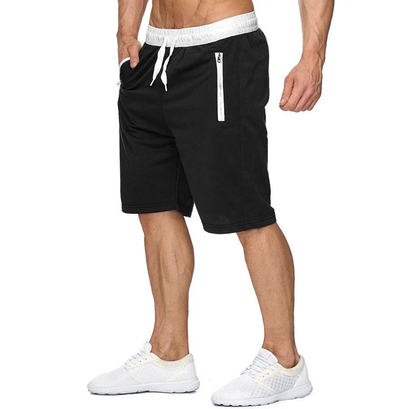 casual shorts Summer Shorts Men Running Jogger Fitness Shorts Breathable Mens Gym Shorts Sports Workout Short Pants Male Solid Grey Black Blue black casual shorts Casual Shorts