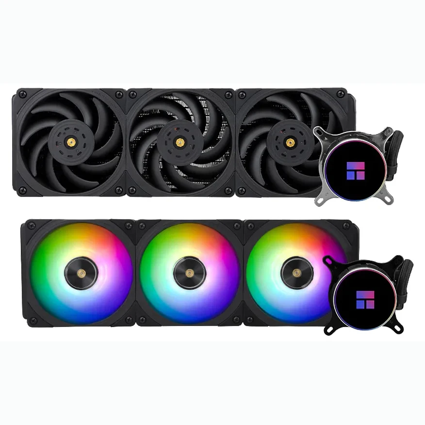 Thermalright Frozen Fusion 360 Black Argb Cpu Water Cooler Computer Case Radiatore Liquido Integrato Per 1700 1200 115X Am4 Am5