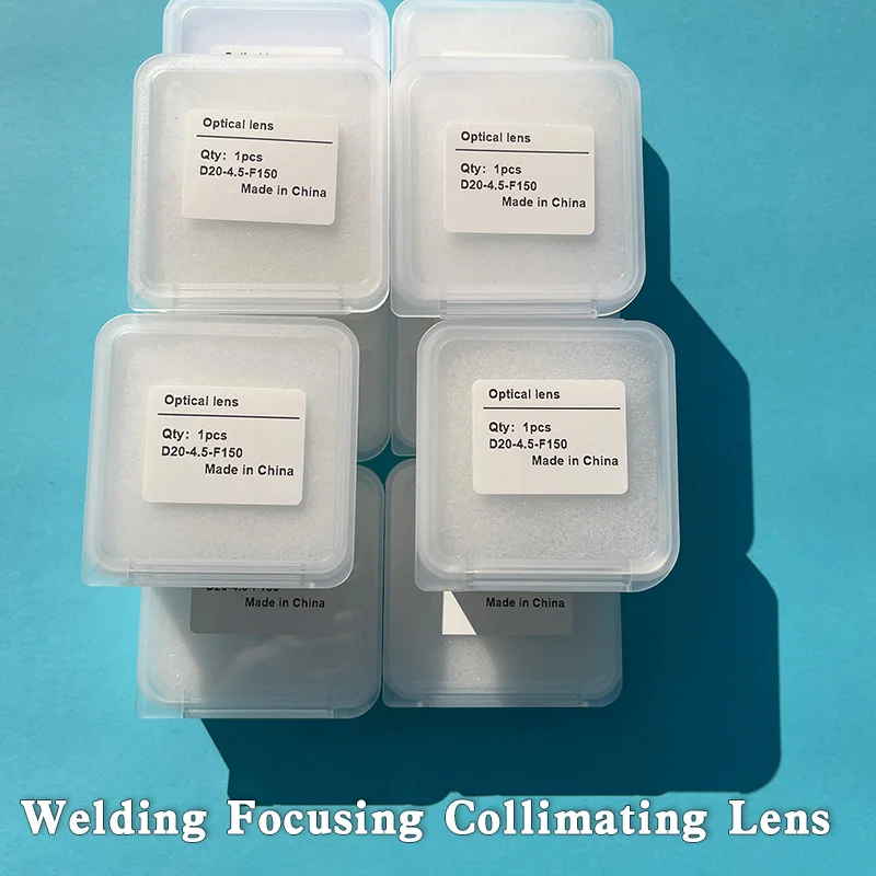 10PCS 레이저 핸드헬드 용접 클린 D16/20*5.0-F60 콜리메이터 포커스 렌즈 D20*4.5-F150 CQWY WSX QiLin 용접 건용