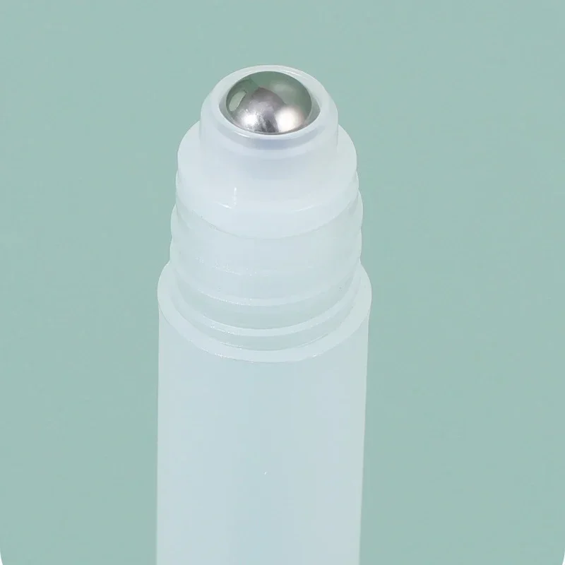 Roller Ball Empty 10ml PerfumeBottle Plastic Roll on Bottle with Steel Ball Liquids Oil Container Refillable Bottles Holders
