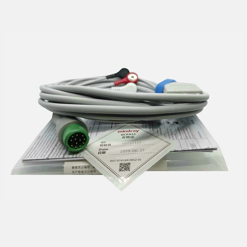 Original Mindray ECG Lead Cable 12Pin for IPM IMEC UMEC Defibrillator EA6231B / EA6251B d3 capacity 5200mah 14 8v li ion battery suitable for mindray d2 d3 defibrillator