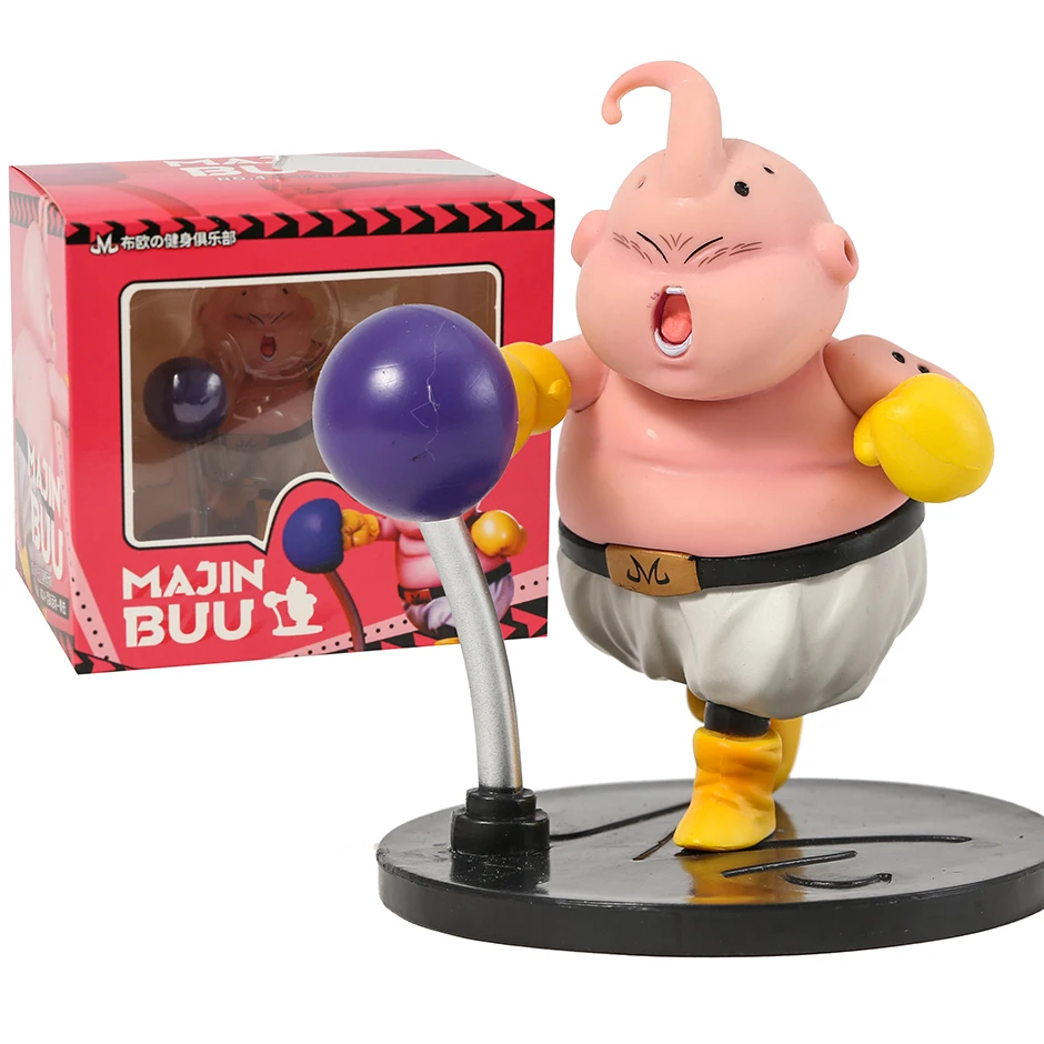 Estátua Majin Boo Malhando Majin Boo na Academia Workout Boxe