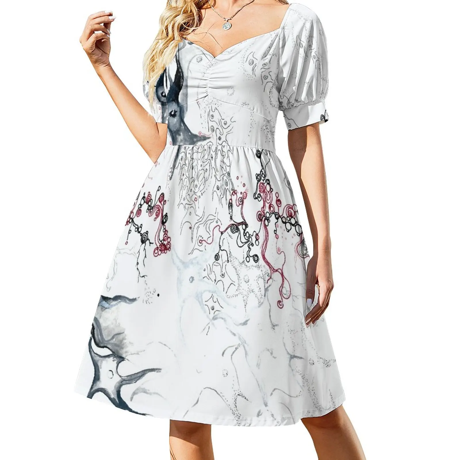 

Your Brain on Surrealism Sleeveless Dress ceremony dresses Woman clothes elegant and pretty women's dresses