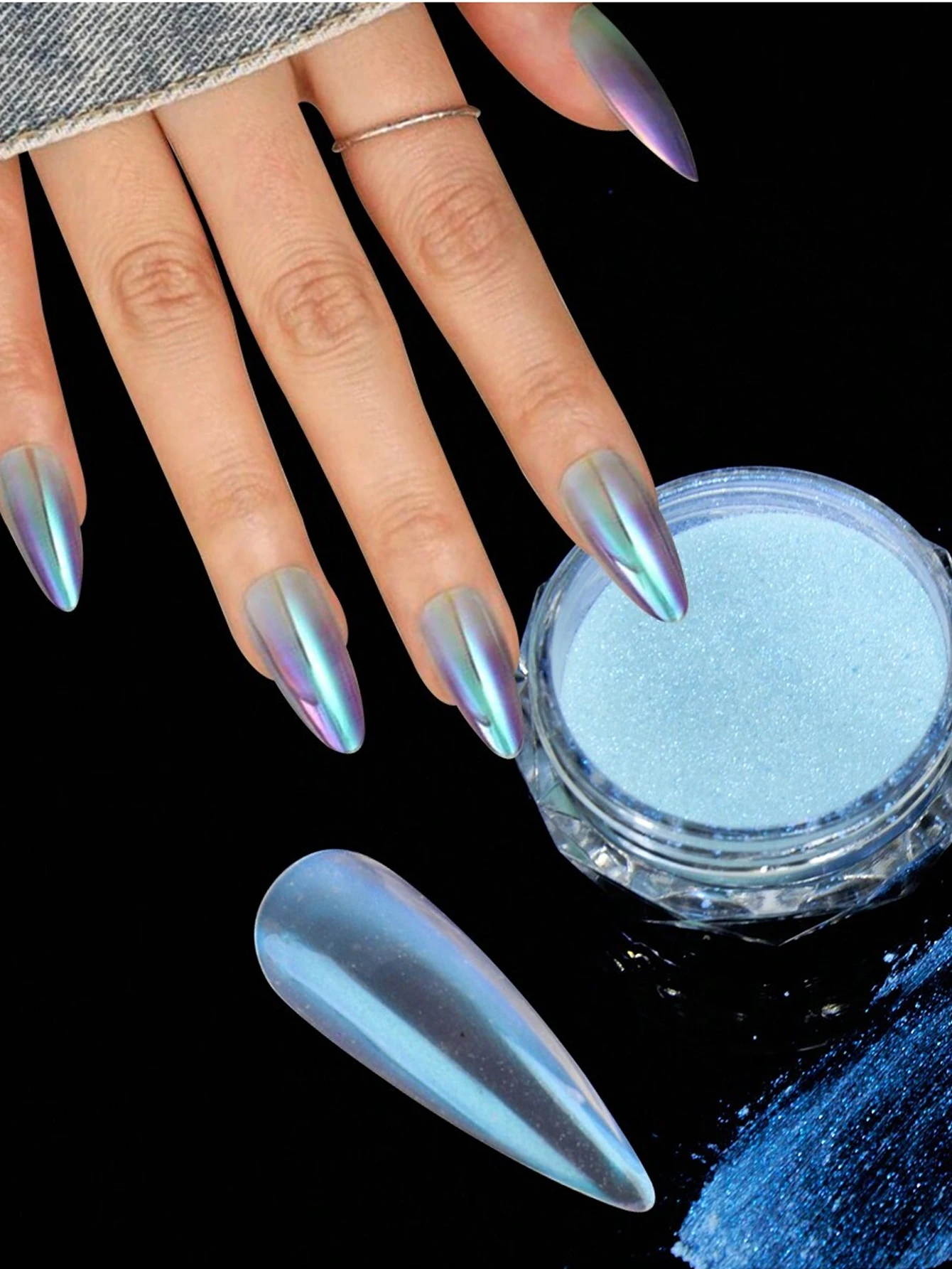 Holographic Iridescent Mermaid Nail Powder - Glitter Dust