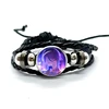 Project SEKAI Anime Wonderlands×Showtime Kamishiro Rui Leather Bracelets Glass Multilayer Braided Bracelets Bangles Jewelry Gift 4