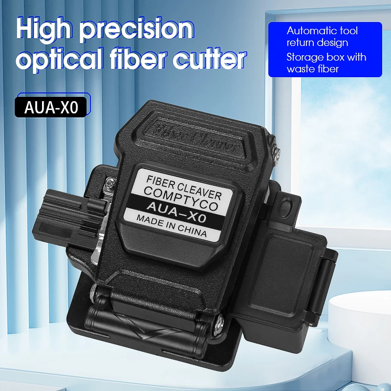 High Precision AUA-X0 Fiber Cleaver Cable Fiber Optic Cutting Knife Tools Cutter