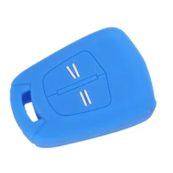 Premium Silicone Car Key Cover - Stylish Protection (Darkblue)