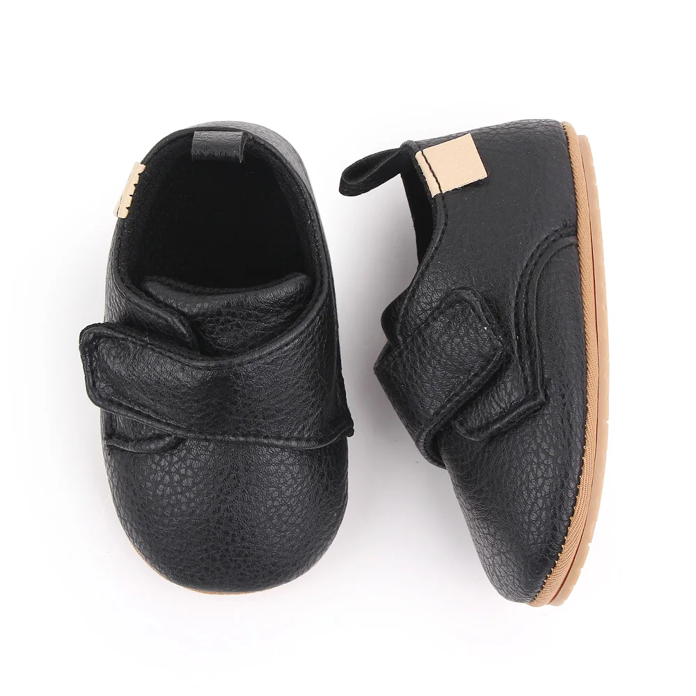 Baby Casual Shoes Korean Style Non-slip Classical High Quality PU and TPR Soft and Warm Toddler Shoes for 0-9-18 Months D2587