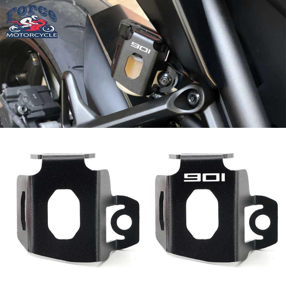 

2022 For Husqvarna Norden 901 Norden901 CNC Motorcycle Rear Brake Fluid Reservoir Guard Cover Protector Protection Accessories