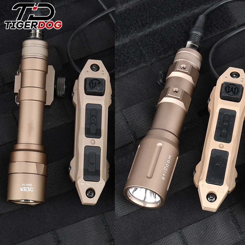 

WADSN Tactical SF Flashlight M600 PLHV2 Torch Dual Control Switch Metal LED Light M300 Lamp For MAWL Laser Hunting Accessories