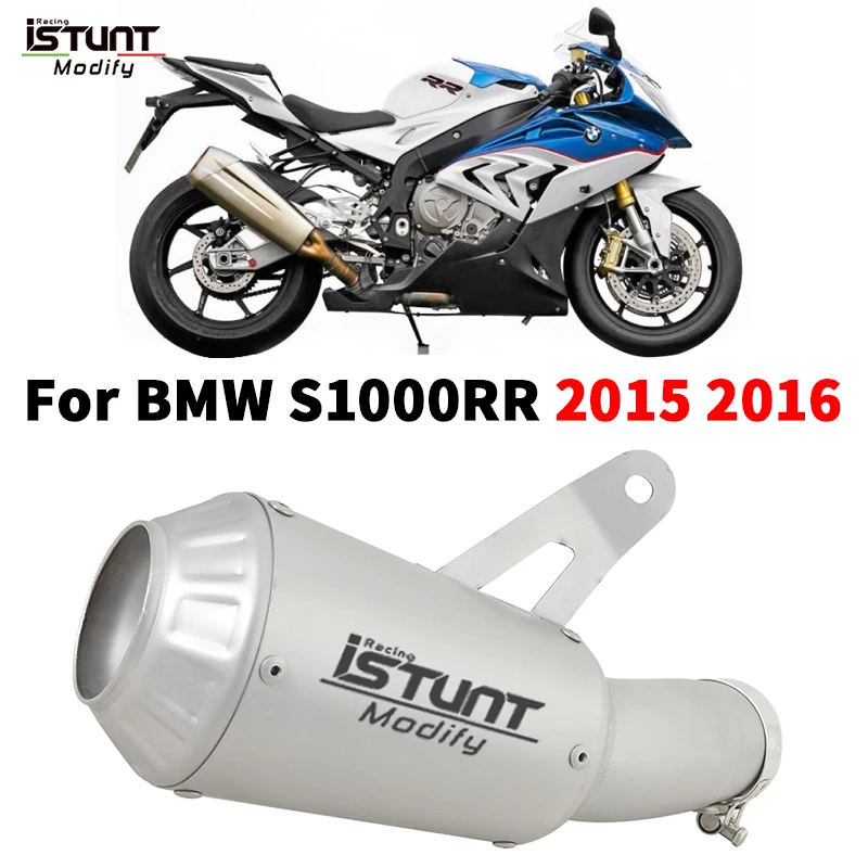 

For BMW S1000RR S1000 RR 2015 2016 plug and play Motorcycle Exhaust System Escape Motocross Stainless steel Muffler Moto Slip