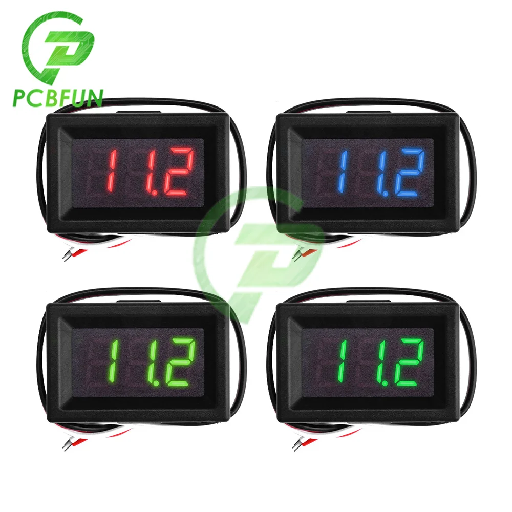 Mini 0.36 Inch Dc 030v 3 Wire Digital Led Display Voltage Meter