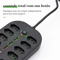 Line filter, USB socket, electric extension, plug, extension socket, 10A, electric socket socket, socket ruler 3