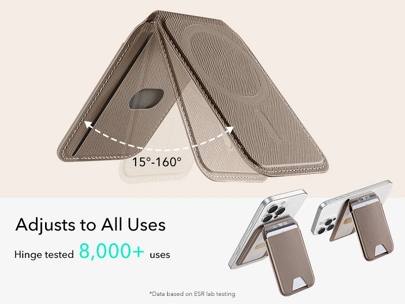 Bisagra resistente y ajustable de la Aura Wallet Stand ESR