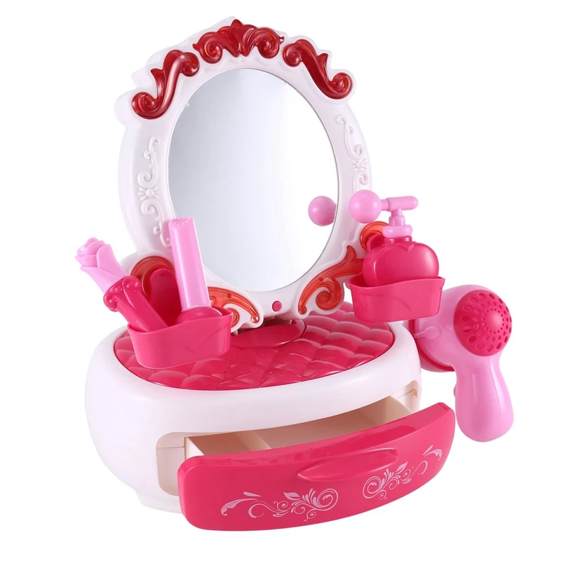 ABJA-Yh218-5Ce Household Simulation Dresser Children's Small Home Appliances Toys Boys And Girls Set Music With Lights