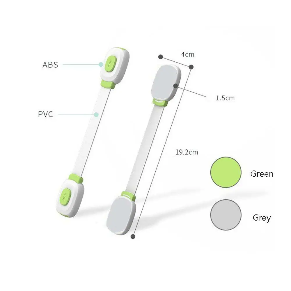 Slot Locks Straps Multipurpose Double Buckle Baby Safety Locks Refrigerator Door Locks Child Protection Equipment Cabinet Locks
