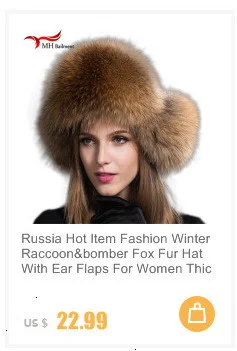 Full Hair Fox Mao Leifeng Hat Men And Women Earmuffs Keep Warm Thickening Northeast Overlord Hat Genuine Leather Real fur mens mad bomber hat