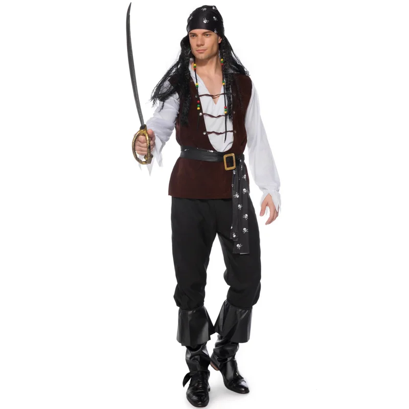 Piratas Del Caribe Capitán Jack Sparrow Traje Uruguay