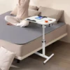 Rolling laptop sofa table, bed food tray table stand, height and angle adjustable, podium table, computer table 1