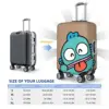 Custom Hangyodon Funny Suitcase Cover Vacation Strectch Luggage Case Travel Protection 6