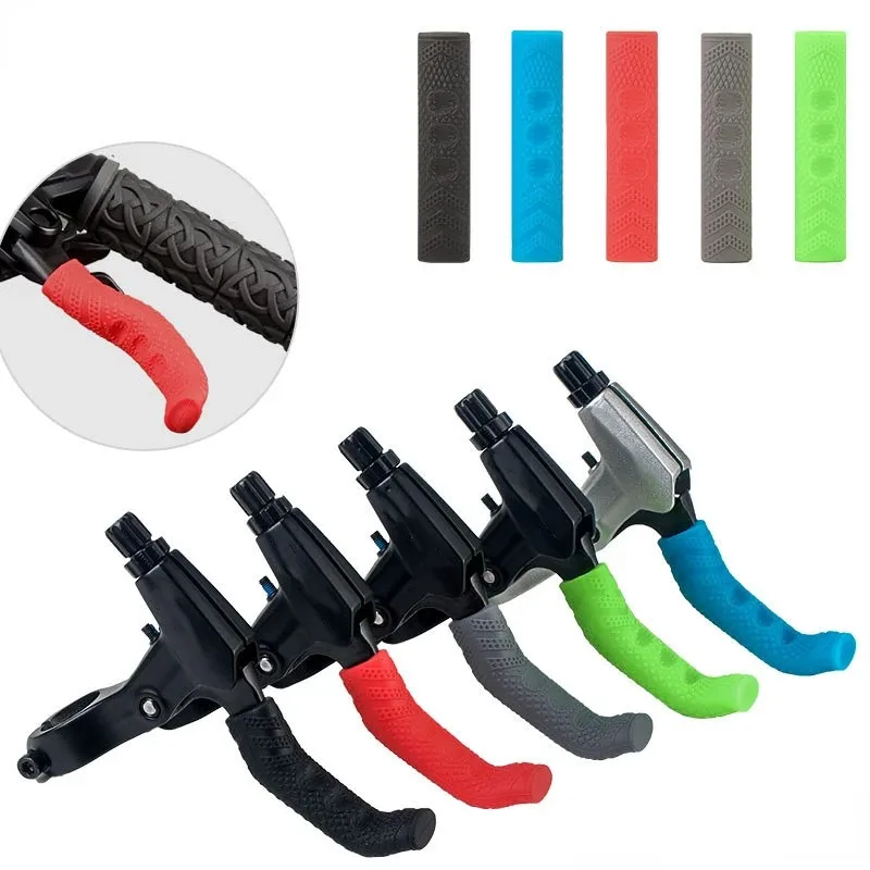 Description Picture 3 of item2PCS Bicycle Brake Handle Cover Silicone MTB Grips Bike Handlebar Protector Cover Anti-slip Cycling Protective Gear Accessories