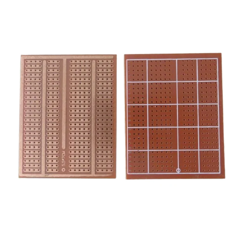 5/10PCS DIY 5.5x7CM Prototype Paper PCB Universal Experiment Matrix Circuit Board 3-4-5 Continuous Holes HB Bakery Board