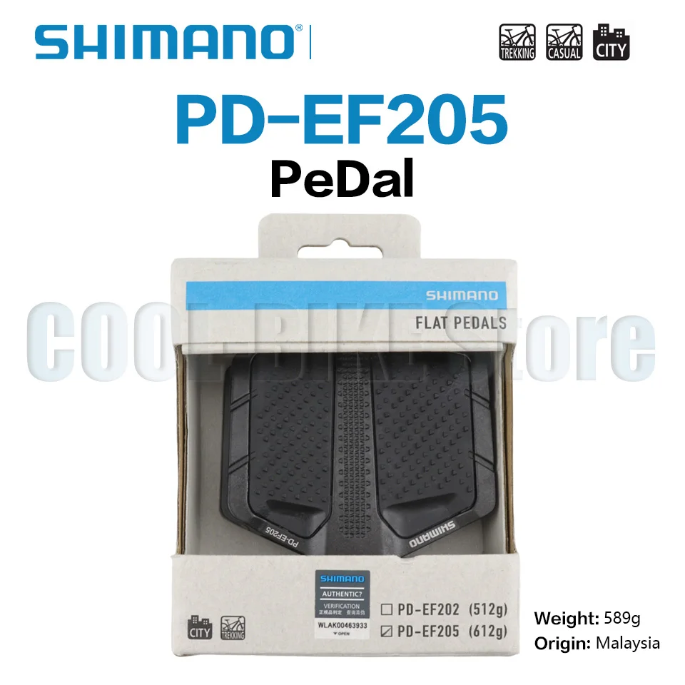 Shimano Platform Pedals for MTB, Trekking, and City Use with Aluminum Body